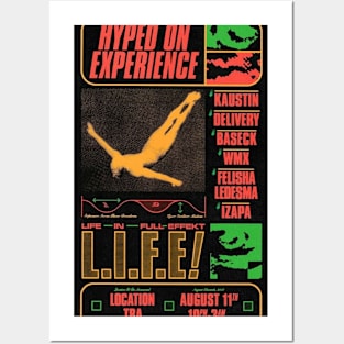 hyped to the vintage rave experience Posters and Art